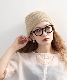 Sense of Grace（センスオブグレース）の「ペーパー糸使い　ルーズフィットワッチ（ニットキャップ/ビーニー）」