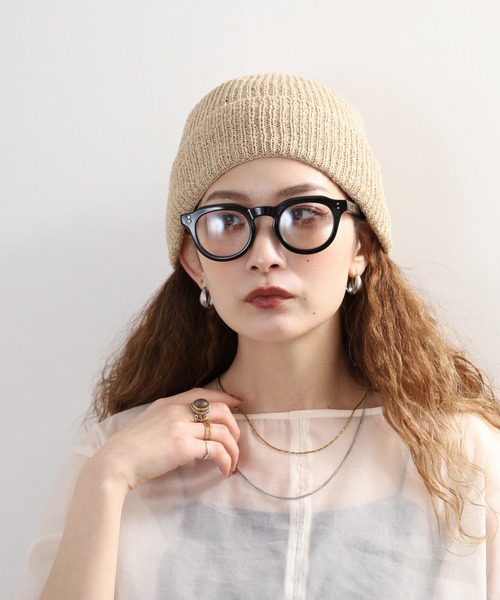 Sense of Grace（センスオブグレース）の「ペーパー糸使い　ルーズフィットワッチ（ニットキャップ/ビーニー・メンズ・ブラック/アイボリー/ベージュ/ライトグリーン/グレー・FREE）」の22枚目の写真