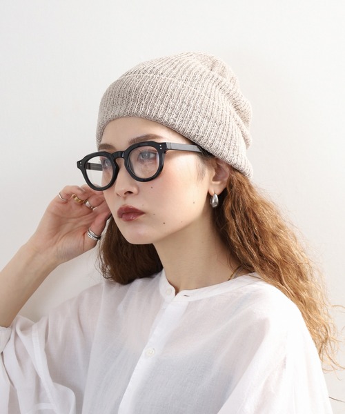Sense of Grace（センスオブグレース）の「ペーパー糸使い　ルーズフィットワッチ（ニットキャップ/ビーニー・メンズ・ブラック/アイボリー/ベージュ/ライトグリーン/グレー・FREE）」の19枚目の写真