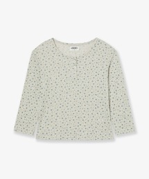 FLOWER HENLEY NECK TEE