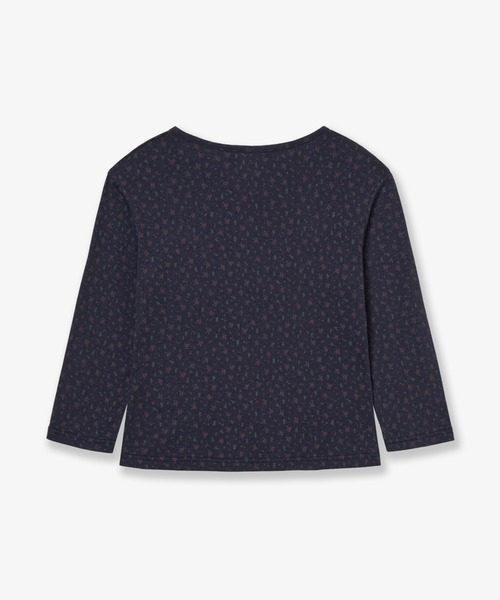 aeae(エーイーエーイー)の「FLOWER HENLEY NECK TEE(Tシャツ/カットソー・レディース・ネイビー/オートミール/グレー・FREE)」の12枚目の写真