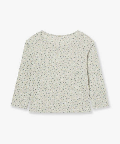 aeae(エーイーエーイー)の「FLOWER HENLEY NECK TEE(Tシャツ/カットソー・レディース・ネイビー/オートミール/グレー・FREE)」の8枚目の写真