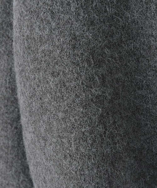 STYLE DELI(スタイルデリ)の「【BLK001】ノーカラーゴールドボタンカーディガン(カーディガン/ボレロ・レディース・ダークグレー/ベージュ・FREE)」の21枚目の写真