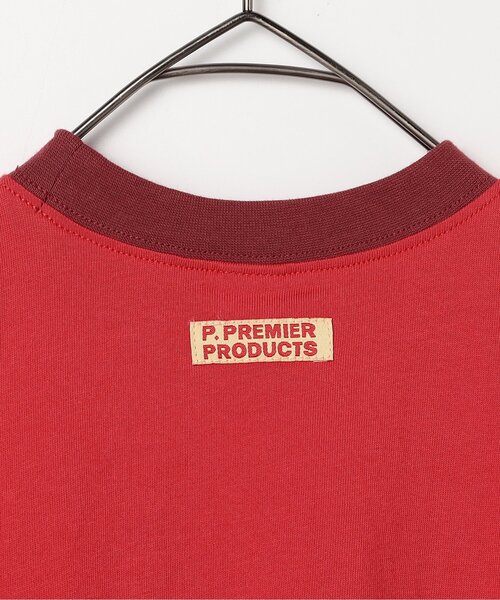 p.premier（ピードットプルミエ）の「フェルトロゴリンガーTティアードワンピース（ワンピース・キッズ・ブラウン/レッド/アイボリー・80/90/100/110/120/130/140）」の22枚目の写真