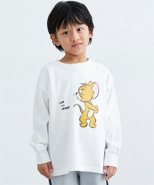 トムとジェリー】ビッグシルエット 長袖プリントTシャツ（Tシャツ
