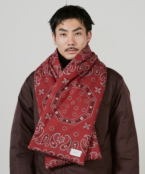 セール】superNova. Padded stole - Bandana jacquard / SN-538B