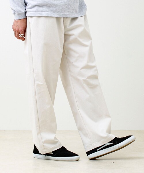 GLOSTER（グロスター）の「【色で選べる/ユニセックス対応】GOODNESS イージーパンツ（その他パンツ・メンズ・キナリ/ブルー/ブラック/オリーブ/パープル/カモフラージュ・L/M/S）」の2枚目の写真