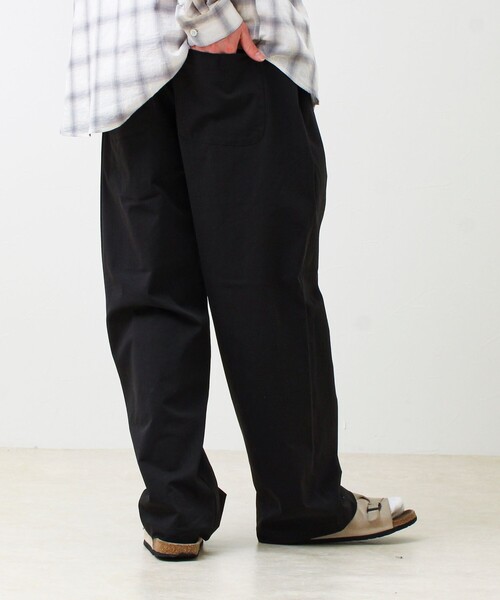 GLOSTER（グロスター）の「【色で選べる/ユニセックス対応】GOODNESS イージーパンツ（その他パンツ・メンズ・キナリ/ブルー/ブラック/オリーブ/パープル/カモフラージュ・L/M/S）」の3枚目の写真