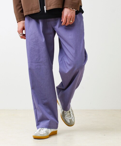 GLOSTER（グロスター）の「【色で選べる/ユニセックス対応】GOODNESS イージーパンツ（その他パンツ・メンズ・キナリ/ブルー/ブラック/オリーブ/パープル/カモフラージュ・L/M/S）」の9枚目の写真