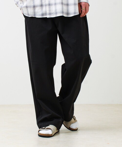 GLOSTER（グロスター）の「【色で選べる/ユニセックス対応】GOODNESS イージーパンツ（その他パンツ・メンズ・キナリ/ブルー/ブラック/オリーブ/パープル/カモフラージュ・L/M/S）」の10枚目の写真