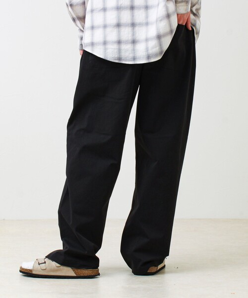 GLOSTER（グロスター）の「【色で選べる/ユニセックス対応】GOODNESS イージーパンツ（その他パンツ・メンズ・キナリ/ブルー/ブラック/オリーブ/パープル/カモフラージュ・L/M/S）」の13枚目の写真