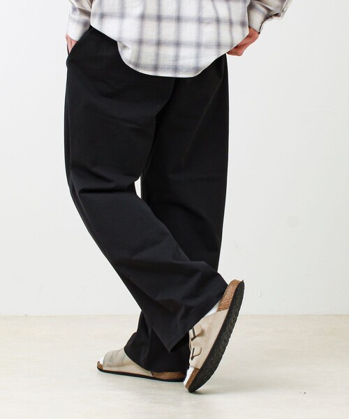 GLOSTER（グロスター）の「【色で選べる/ユニセックス対応】GOODNESS イージーパンツ（その他パンツ・メンズ・キナリ/ブルー/ブラック/オリーブ/パープル/カモフラージュ・L/M/S）」の14枚目の写真