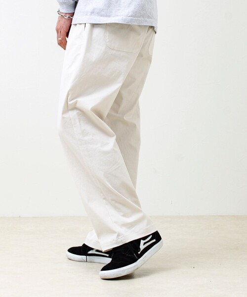 GLOSTER（グロスター）の「【色で選べる/ユニセックス対応】GOODNESS イージーパンツ（その他パンツ・メンズ・キナリ/ブルー/ブラック/オリーブ/パープル/カモフラージュ・L/M/S）」の18枚目の写真