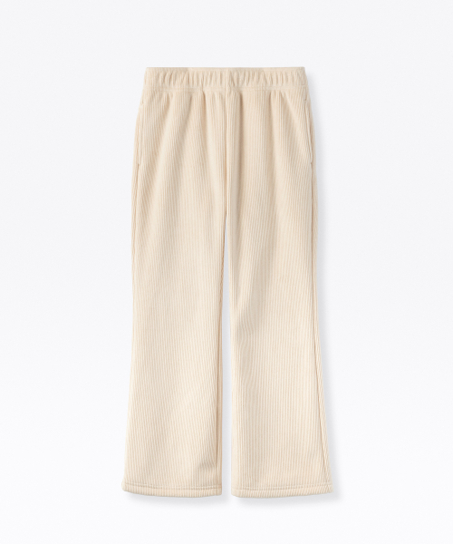 MUSINSA STANDARD KIDS（ムシンサスタンダードキッズ）の「ベルベットコーデュロイブーツカットパンツ[クリーム]（その他パンツ・レディース・その他・100/110）」の2枚目の写真