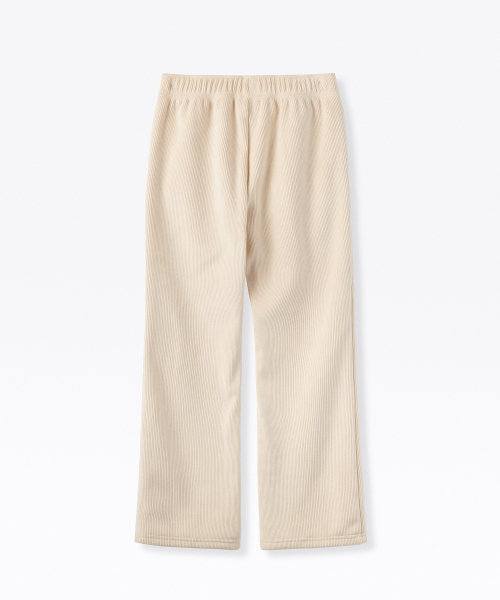 MUSINSA STANDARD KIDS（ムシンサスタンダードキッズ）の「ベルベットコーデュロイブーツカットパンツ[クリーム]（その他パンツ・レディース・その他・100/110）」の3枚目の写真
