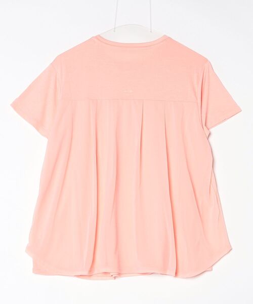 TIGORA（ティゴラ）の「ティゴラ TIGORA シアーTシャツ（Tシャツ/カットソー・レディース・ピンク/ライラック・M/L/XL/S）」の3枚目の写真