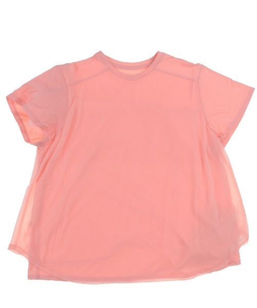TIGORA（ティゴラ）の「ティゴラ TIGORA シアーTシャツ（Tシャツ/カットソー・レディース・ピンク/ライラック・M/L/XL/S）」の2枚目の写真