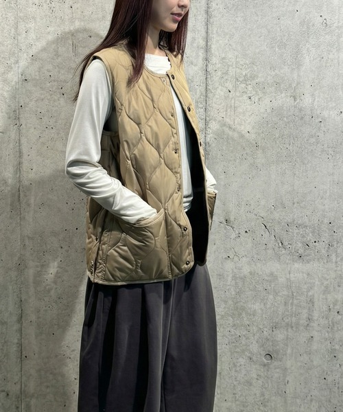 GRIP SWANY(グリップスワニー)の「【TAION-GRIPSWANY-VT01】 TAION X GRIP SWANY DOWN VEST(ダウンベスト・メンズ・オリーブ系/ブラック/マルチ/ベージュ系その他・M/L/XL/XXL)」の3枚目の写真