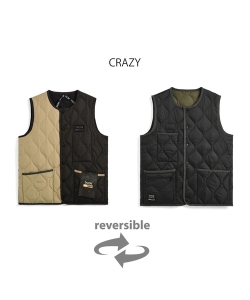 GRIP SWANY(グリップスワニー)の「【TAION-GRIPSWANY-VT01】 TAION X GRIP SWANY DOWN VEST(ダウンベスト・メンズ・オリーブ系/ブラック/マルチ/ベージュ系その他・M/L/XL/XXL)」の15枚目の写真