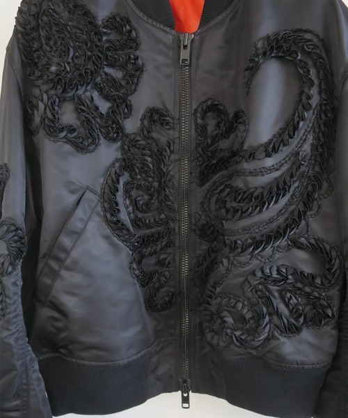 TAAKK(ターク)の「【TAAKK/ターク】MA-1 Blouson(MA-1・メンズ・ブラック/ベージュ・3/2)」の7枚目の写真