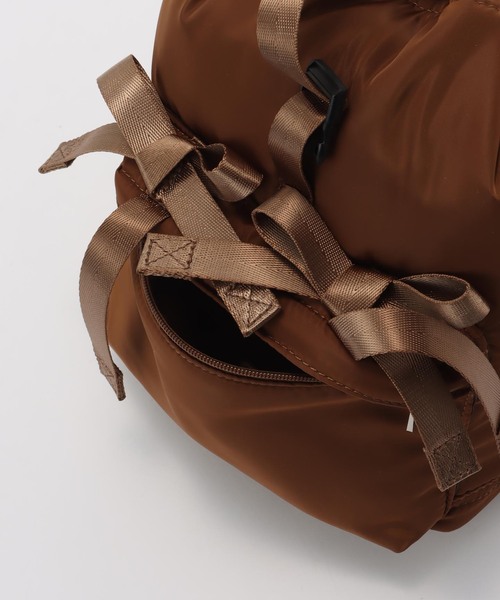 U by SPICK&SPAN（ユーバイスピックアンドスパン）の「Casselini/キャセリーニ ミニリボンバッグパック（バックパック/リュック・レディース・ブラウン/ブラック・FREE）」の10枚目の写真