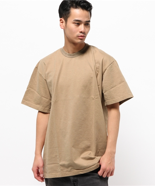 JULIEN DAVID（ジュリエンデビッド）の「JULIEN DAVID / ジュリアンデイヴィット HIGH DENSITY T-SHIRT（Tシャツ/カットソー・メンズ・ホワイト/ブラウン/ボルドー/ベージュ・SMALL/MEDIUM）」の2枚目の写真