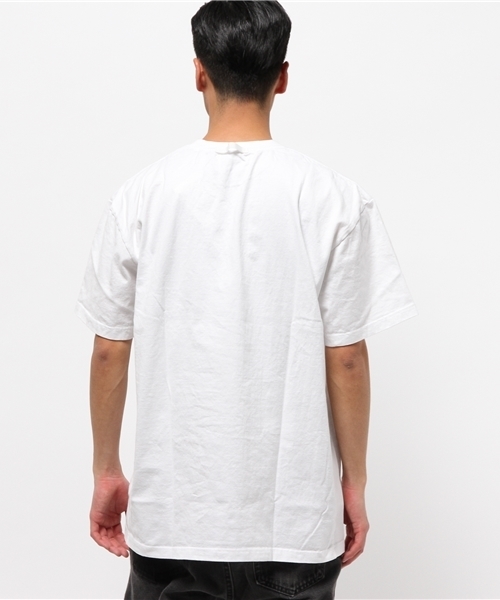 JULIEN DAVID（ジュリエンデビッド）の「JULIEN DAVID / ジュリアンデイヴィット HIGH DENSITY T-SHIRT（Tシャツ/カットソー・メンズ・ホワイト/ブラウン/ボルドー/ベージュ・SMALL/MEDIUM）」の6枚目の写真