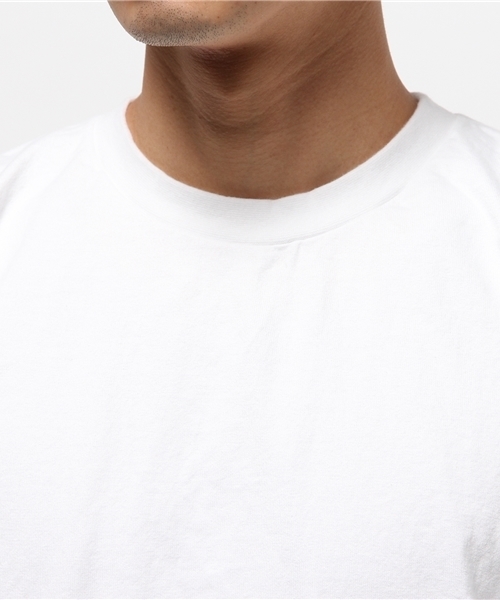 JULIEN DAVID（ジュリエンデビッド）の「JULIEN DAVID / ジュリアンデイヴィット HIGH DENSITY T-SHIRT（Tシャツ/カットソー・メンズ・ホワイト/ブラウン/ボルドー/ベージュ・SMALL/MEDIUM）」の7枚目の写真