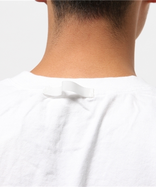 JULIEN DAVID（ジュリエンデビッド）の「JULIEN DAVID / ジュリアンデイヴィット HIGH DENSITY T-SHIRT（Tシャツ/カットソー・メンズ・ホワイト/ブラウン/ボルドー/ベージュ・SMALL/MEDIUM）」の9枚目の写真