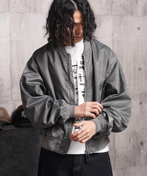 高密度ナイロン クロップド MA-1 / High-Density Nylon Cropped MA-1