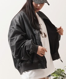 1111clothing(�����t�H�[�N���[�W���O)�̍����x�i�C���� �N���b�v�h MA-1 / High-Density Nylon Cropped MA-1(MA-1)