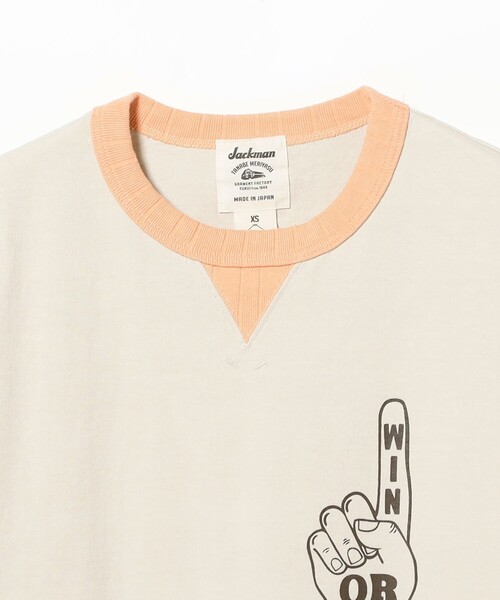 Jackman(ジャックマン)の「【別注】Jackman / リンガー リブ Tシャツ 26SS(Tシャツ/カットソー・レディース・ブルー/チャコールグレー/グレー・X-SMALL)」の15枚目の写真