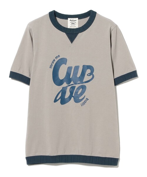 Jackman(ジャックマン)の「【別注】Jackman / リンガー リブ Tシャツ 26SS(Tシャツ/カットソー・レディース・ブルー/チャコールグレー/グレー・X-SMALL)」の6枚目の写真