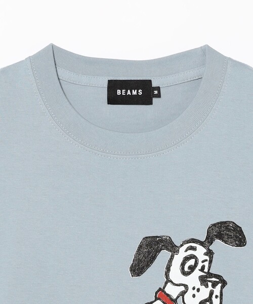 BEAMS T（ビームスティー）の「BEAMS / Do Good Work Always T-shirt（Tシャツ/カットソー・メンズ・ライトブルー/ホワイト・L/M/S/XL）」の4枚目の写真
