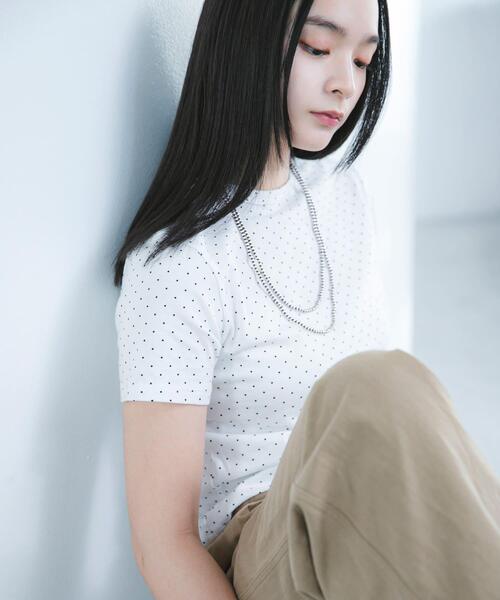 HANES（ヘインズ）の「『別注』HANES×DOORS　DOT 2P SHORT-SLEEVET-SHIRTS（Tシャツ/カットソー・レディース・ホワイト系その他/ブルー系その他・ONE）」の11枚目の写真