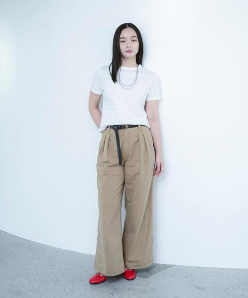 HANES（ヘインズ）の「『別注』HANES×DOORS　DOT 2P SHORT-SLEEVET-SHIRTS（Tシャツ/カットソー・レディース・ホワイト系その他/ブルー系その他・ONE）」の12枚目の写真