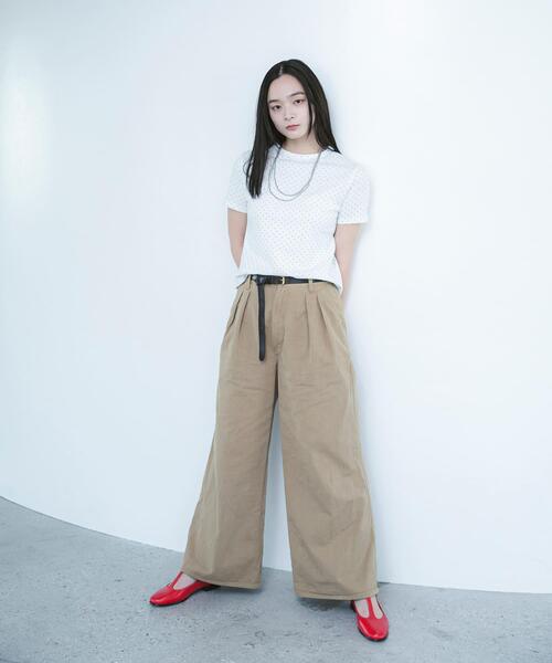 HANES（ヘインズ）の「『別注』HANES×DOORS　DOT 2P SHORT-SLEEVET-SHIRTS（Tシャツ/カットソー・レディース・ホワイト系その他/ブルー系その他・ONE）」の13枚目の写真