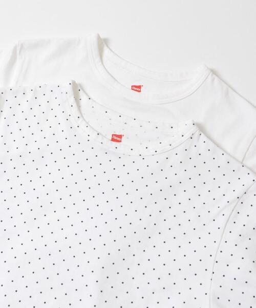 HANES（ヘインズ）の「『別注』HANES×DOORS　DOT 2P SHORT-SLEEVET-SHIRTS（Tシャツ/カットソー・レディース・ホワイト系その他/ブルー系その他・ONE）」の17枚目の写真