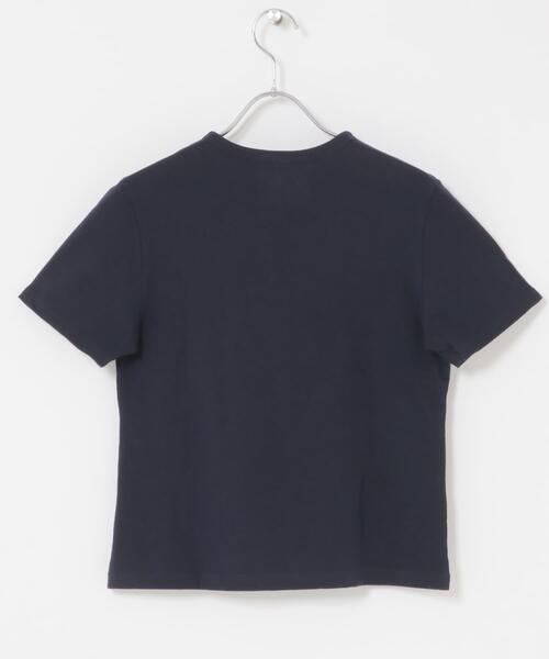 HANES（ヘインズ）の「『別注』HANES×DOORS　DOT 2P SHORT-SLEEVET-SHIRTS（Tシャツ/カットソー・レディース・ホワイト系その他/ブルー系その他・ONE）」の6枚目の写真