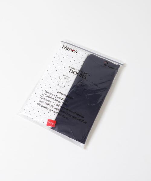 HANES（ヘインズ）の「『別注』HANES×DOORS　DOT 2P SHORT-SLEEVET-SHIRTS（Tシャツ/カットソー・レディース・ホワイト系その他/ブルー系その他・ONE）」の9枚目の写真