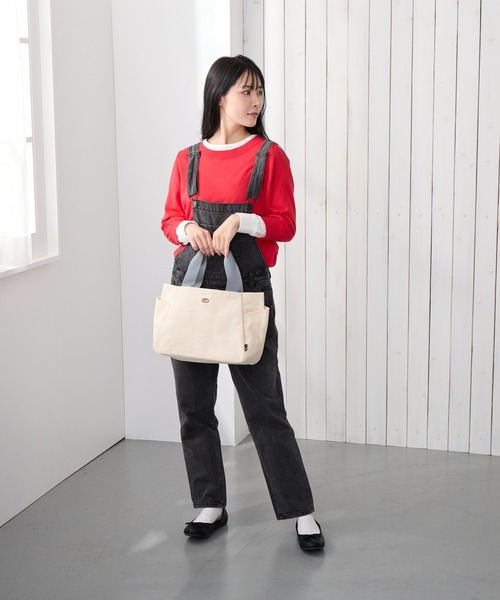 ROOTOTE（ルートート）の「ROOTOTE ルートート SN.デリ.パルーティ.canvas-A（トートバッグ・レディース・ブラウン/ブラック/アイボリー/サックスブルー・FREE）」の9枚目の写真