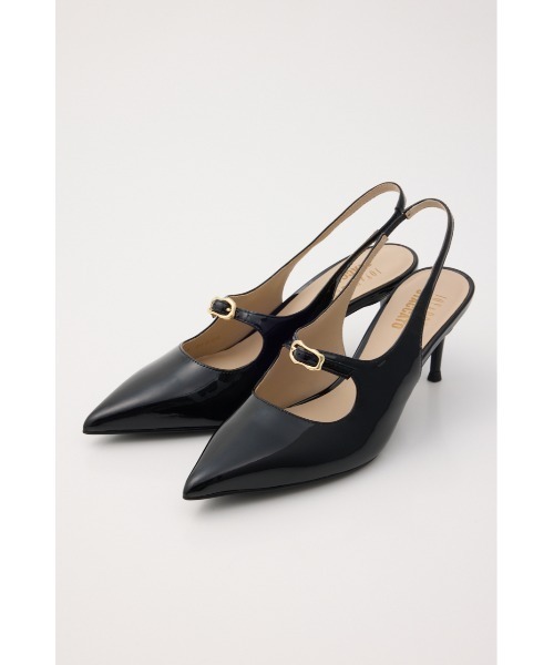 STACCATO（スタッカート）の「スリングアジャストパンプス（パンプス・レディース・ライトブラック/グレイッシュベージュ・24cm/24.5cm/23.5cm/23cm/22.5cm）」の3枚目の写真