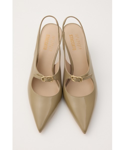 STACCATO（スタッカート）の「スリングアジャストパンプス（パンプス・レディース・ライトブラック/グレイッシュベージュ・24cm/24.5cm/23.5cm/23cm/22.5cm）」の14枚目の写真