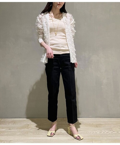 ADAM ET ROPE'(アダムエロペ)の「【Hanes for BIOTOP】2Pリブタンクトップ(タンクトップ・レディース・ベージュ・M)」の4枚目の写真