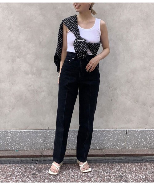 ADAM ET ROPE'(アダムエロペ)の「【Hanes for BIOTOP】2Pリブタンクトップ(タンクトップ・レディース・ベージュ・M)」の6枚目の写真