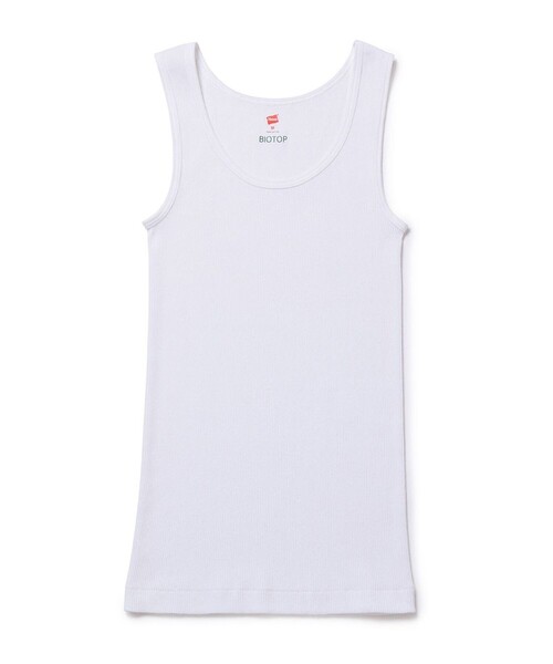 ADAM ET ROPE'(アダムエロペ)の「【Hanes for BIOTOP】2Pリブタンクトップ(タンクトップ・レディース・ベージュ・M)」の20枚目の写真