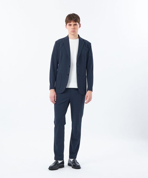 MACKINTOSH PHILOSOPHY(マッキントッシュ フィロソフィー)の「ブリテック イージージャケット ドライフラットストレッチクロス(テーラードジャケット・メンズ・グレー系その他2/ダークネイビー/ブラック・42/40/38/36)」の4枚目の写真
