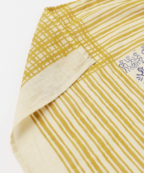 チャイハネ(チャイハネ)の「【チャイハネ】プラトストール(ストール/ショール・レディース・ブルー/イエロー・FREE)」の6枚目の写真