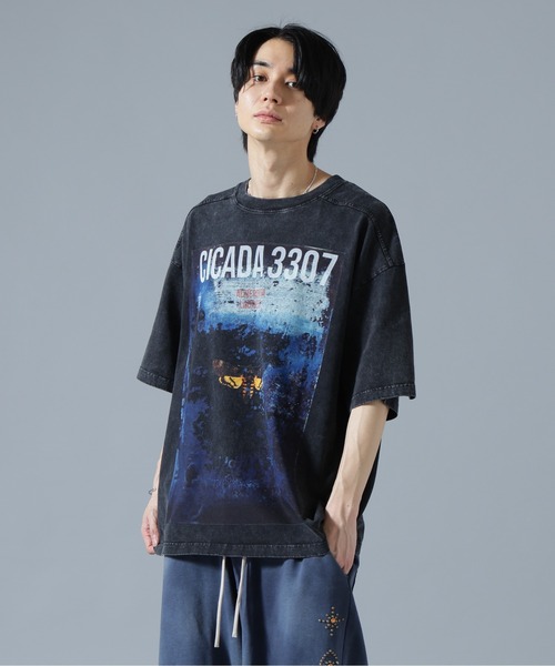 DANKE SCHON(ダンケシェーン)の「DankeSchon/ダンケシェーン/CHEMICAL S/S Tee CICADA(Tシャツ/カットソー・メンズ・ブラック・L/M)」の1枚目の写真