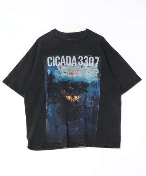 DANKE SCHON(ダンケシェーン)の「DankeSchon/ダンケシェーン/CHEMICAL S/S Tee CICADA(Tシャツ/カットソー・メンズ・ブラック・L/M)」の8枚目の写真